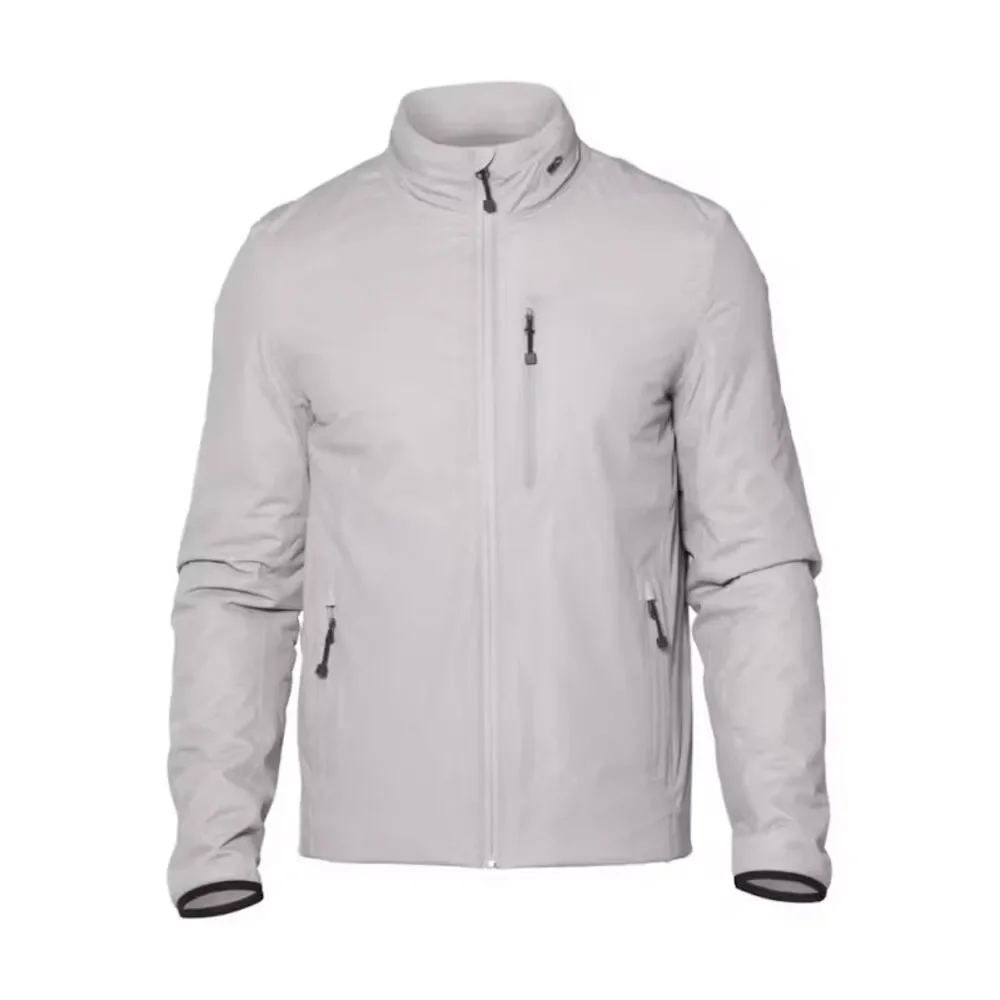 Ministry of Supply Aurora Insulated Full Zip Hood Jacket Green Gray Men Large - Picture 10 of 12